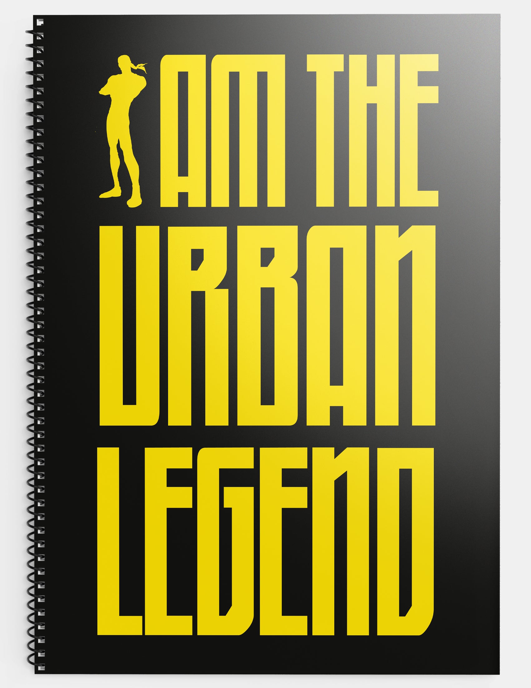 The Urban Legend - I am The Urban Legend Notebook (Black)