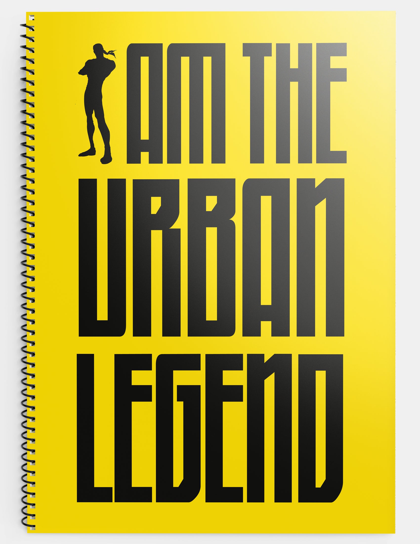 The Urban Legend - I am The Urban Legend Notebook (Yellow)